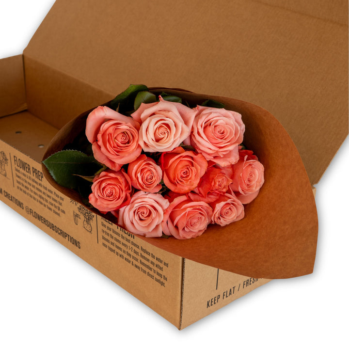 Seasonal Roses Subscription Box