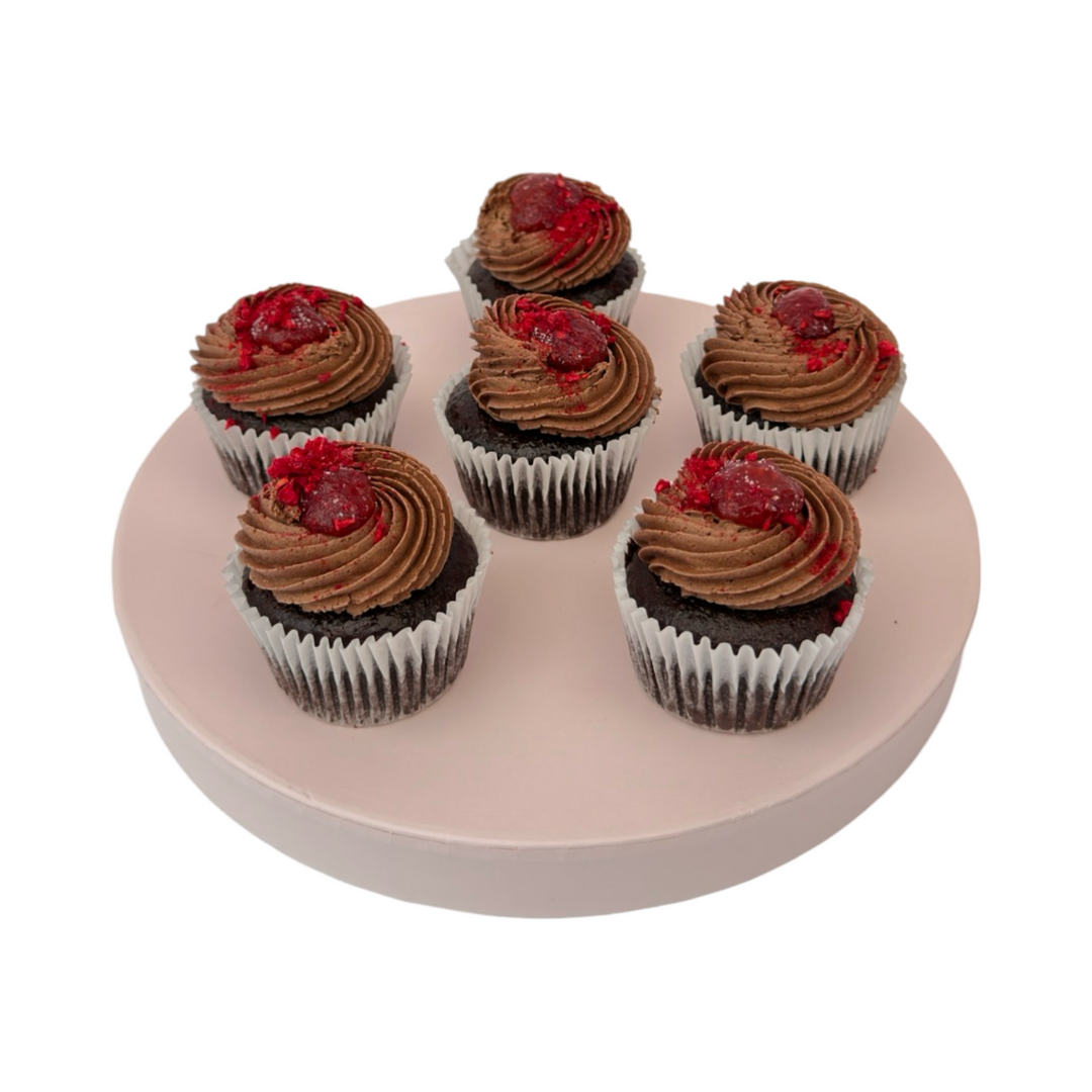 Chocolate & Raspberry Cup Cake 4 Pack