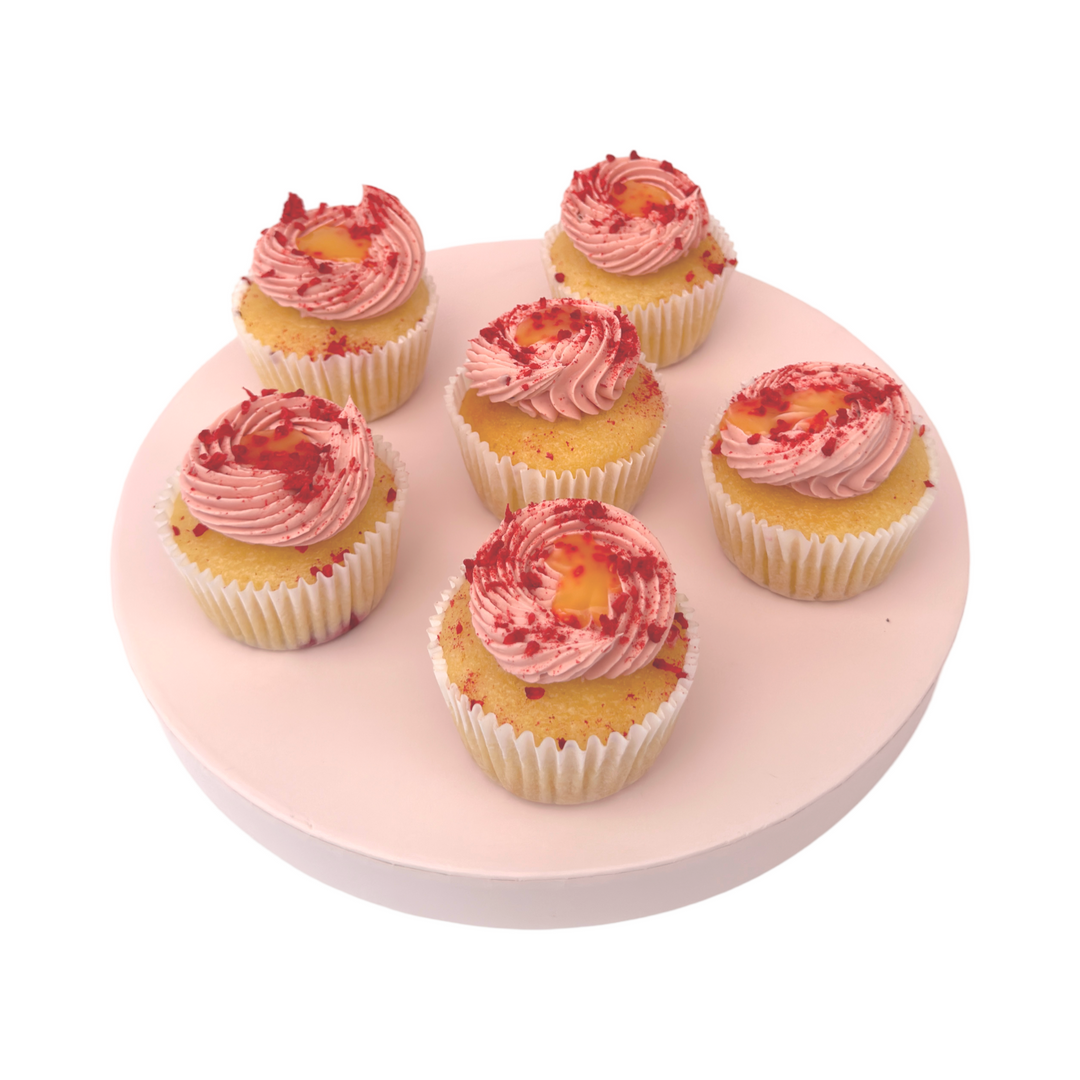 Lemon & Raspberry Cup Cake 4 Pack