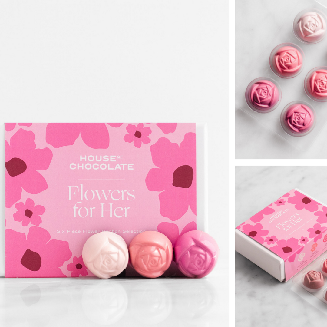 Six Piece ‘Flowers For Her’ Bonbon Selection