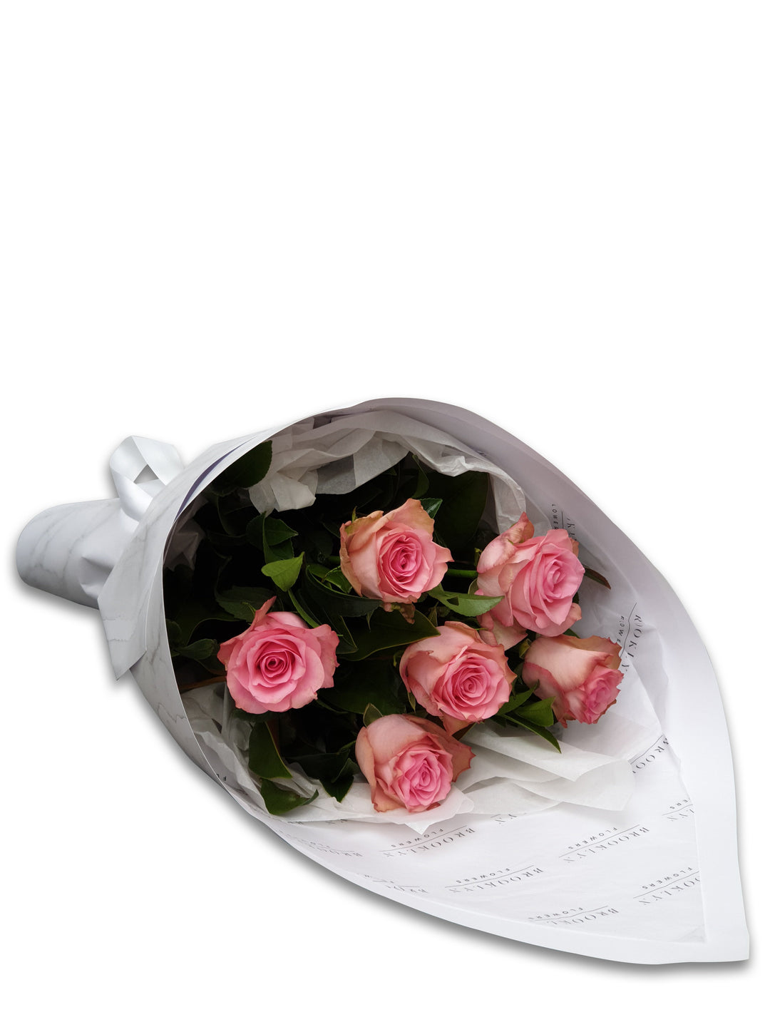 Pink Rose Bouquet - Brooklyn Flowers