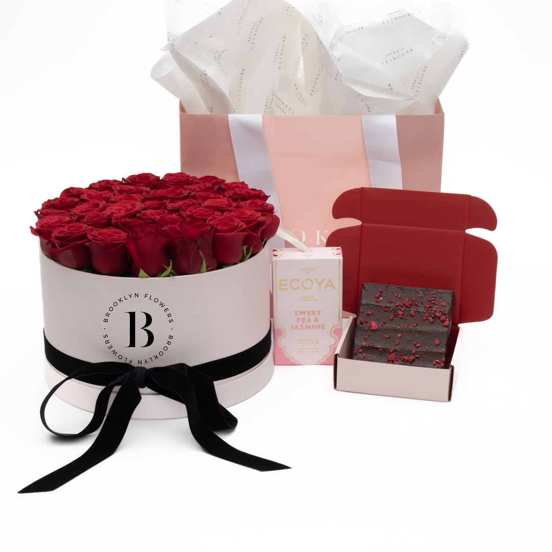 The Brooklyn Deluxe Red Rose Gift Package