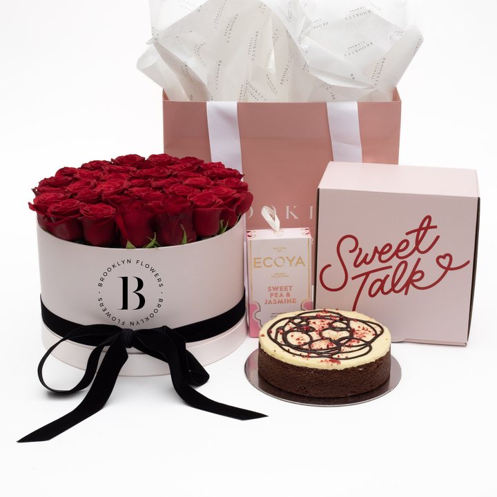 The Brooklyn Deluxe Red Rose Gift Package