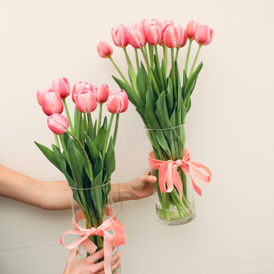 Tulip & Vase Gift Package - Brooklyn Flowers