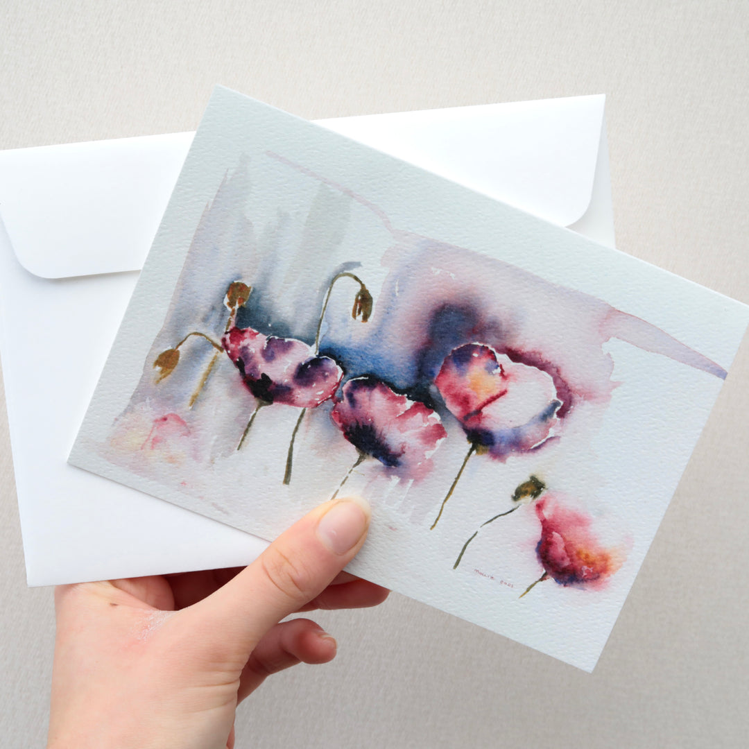 Flowering Poppies