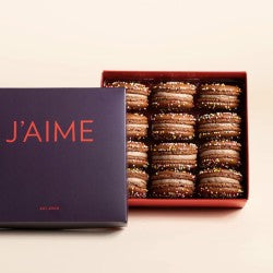 Macarons Chocolate Birthday Cake