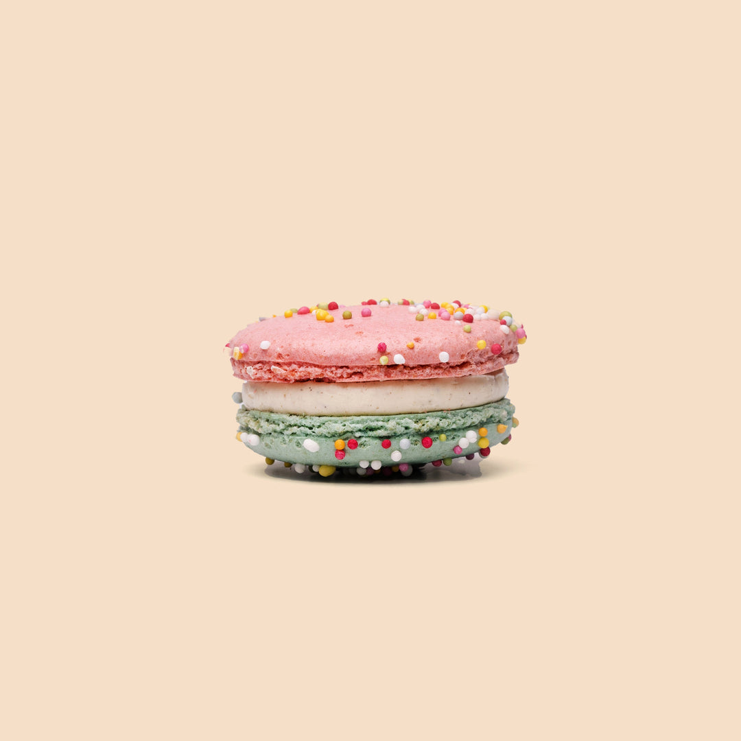 Macarons Birthday Cake - Brooklyn Flowers