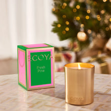 Load image into Gallery viewer, Fresh Pine Goldie Candle Holiday Collection
