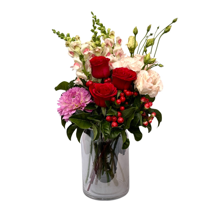 Be My Valentine Vase Arrangement