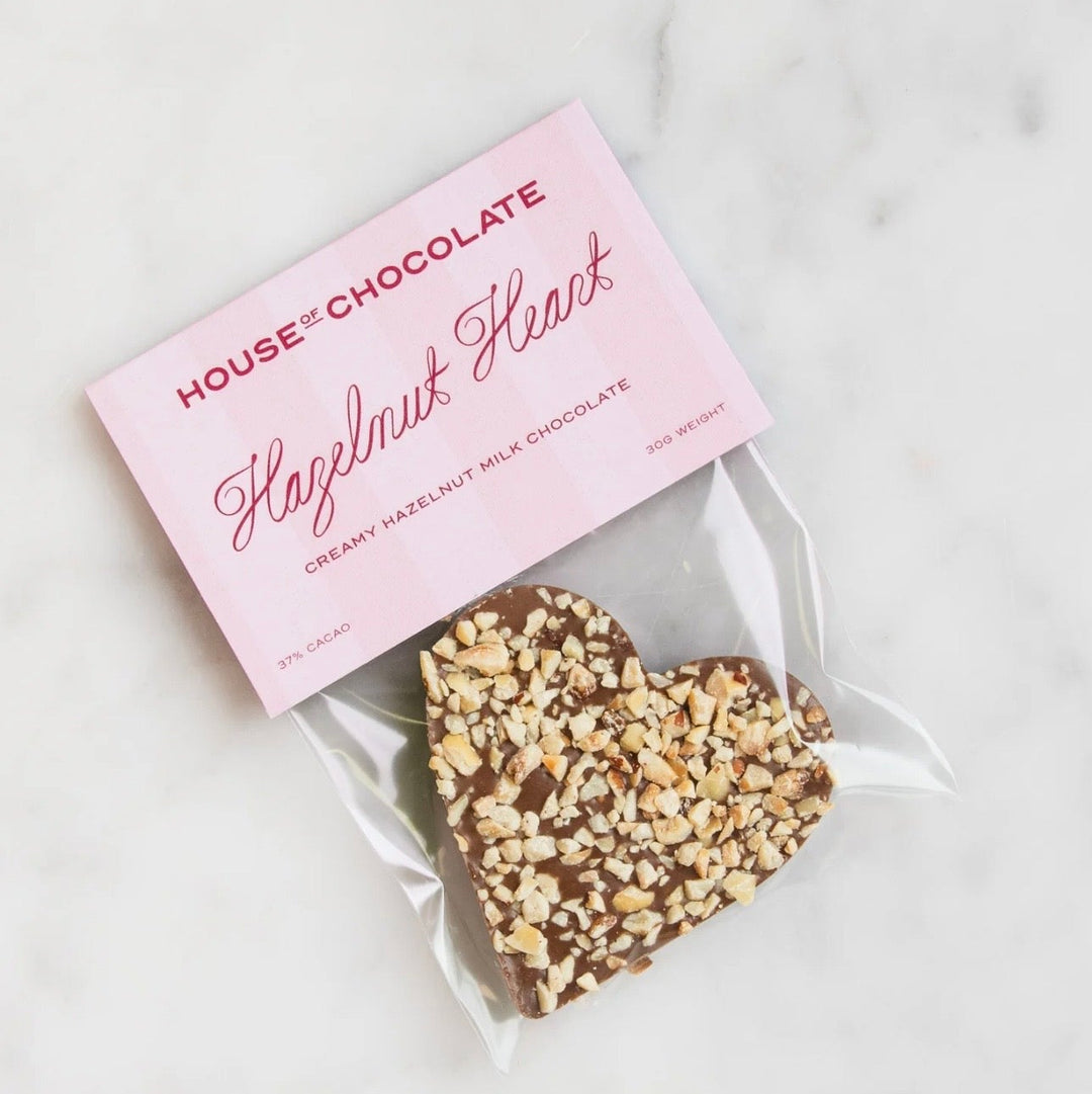Hazelnut Milk Chocolate Mini Heart - Brooklyn Flowers