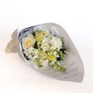 White & Green Bouquet Box Medium