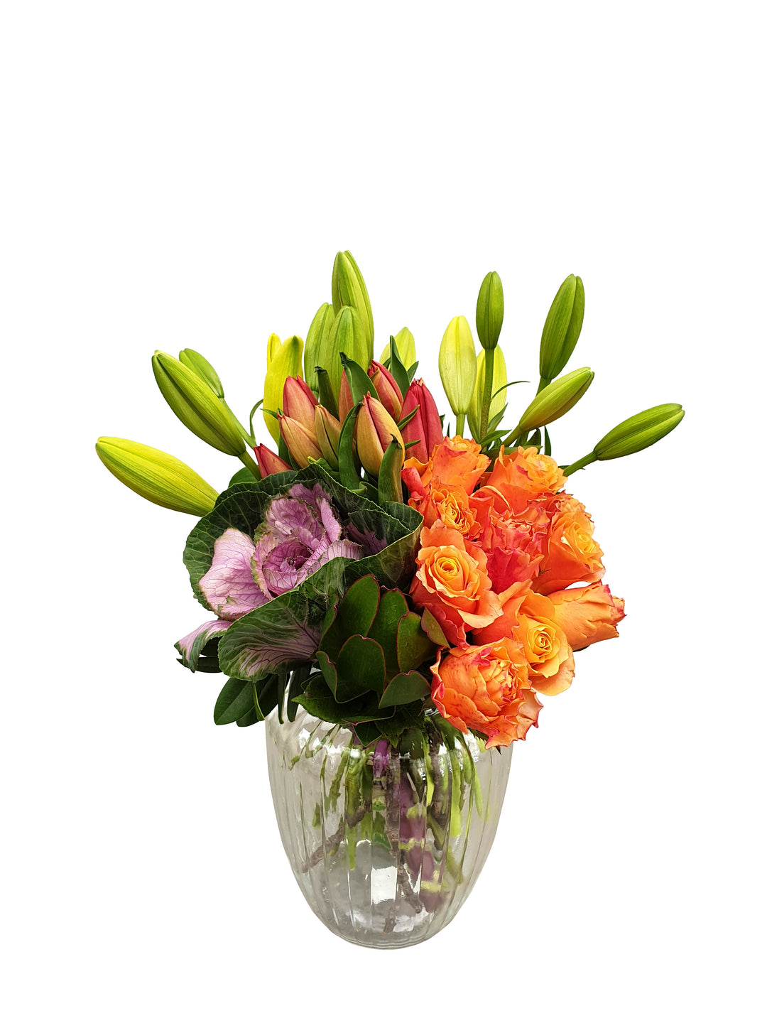 Bright Vase Arrangement - Brooklyn Flowers