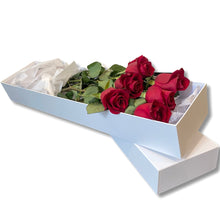 Load image into Gallery viewer, Deluxe Premium Rose box 6 stems
