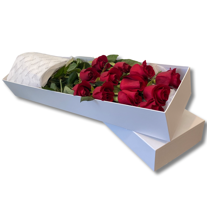 Deluxe Premium Rose box 12 Stems