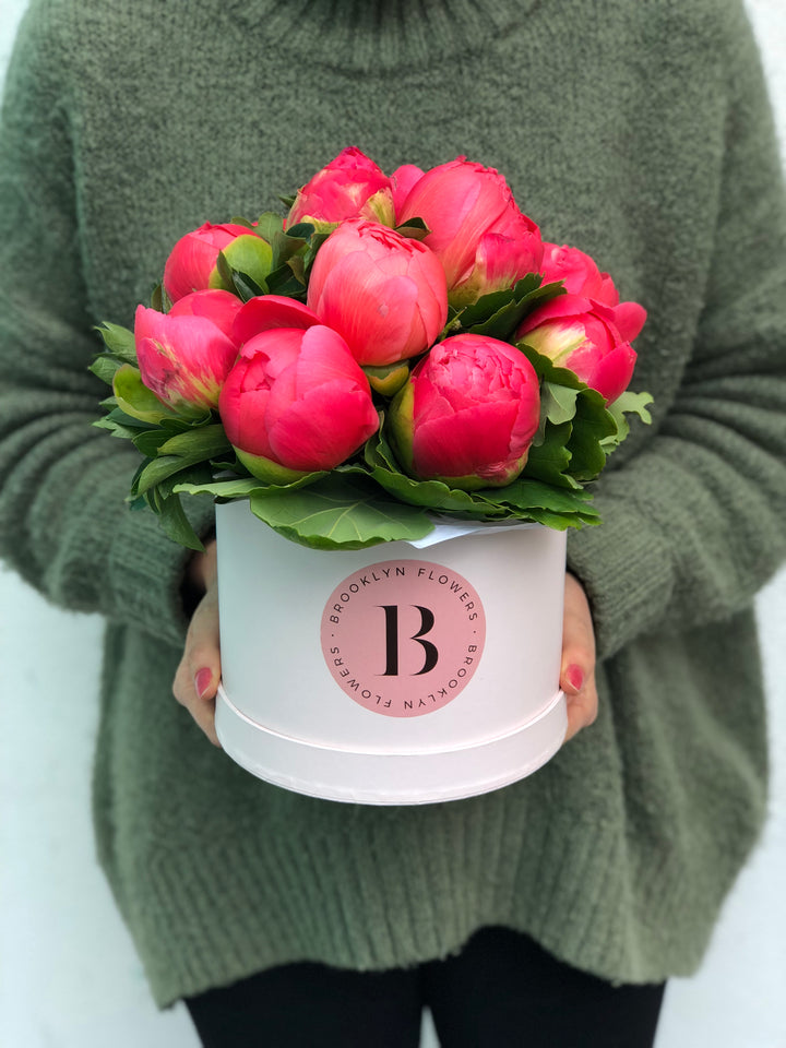 Peony Brooklyn Box - Brooklyn Flowers