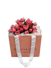 Load image into Gallery viewer, Tulip Posy Bag (+ vase) - Brooklyn Flowers
