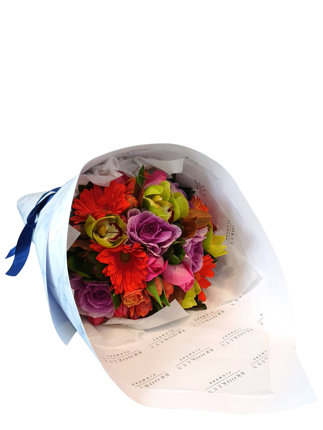 Wrapped Cheerful Posy - Brooklyn Flowers