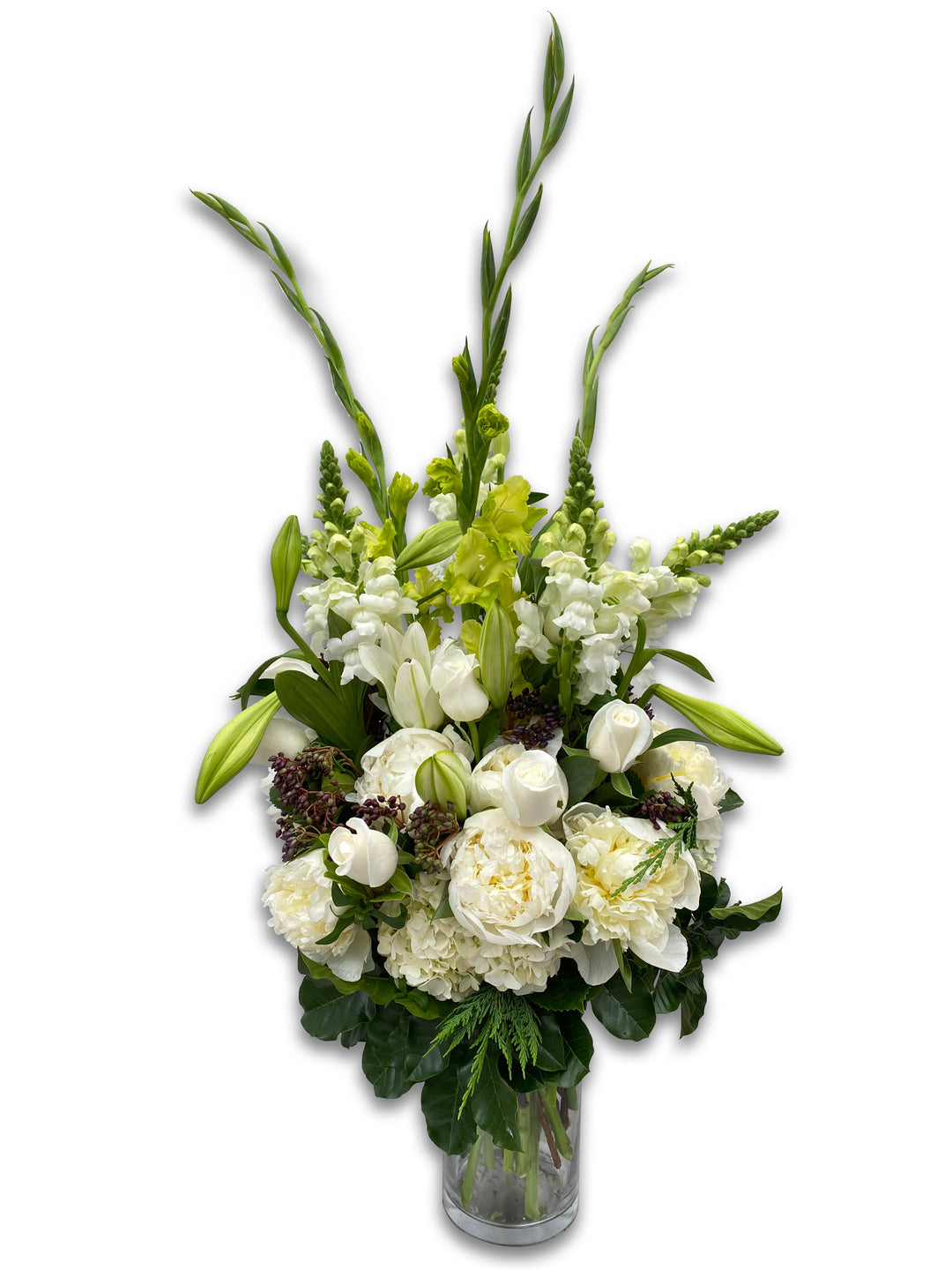 White Supreme Bouquet - Brooklyn Flowers